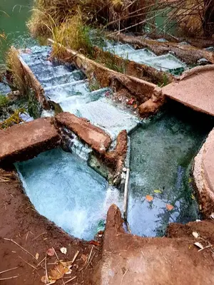 a concrete step with ice and water on it at piso con vistas a la montaña in Monistrol