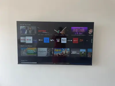 a screenshot of a website on a wall at Apartment Llavaneres near Barcelona Beach Pool in Sant Andreu de Llavaneres