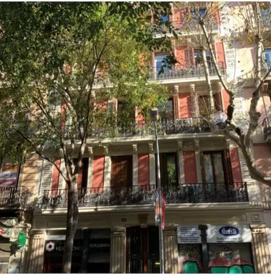a building with a balcony on the side of it at Large patio 4 bedrooms 4 bathrooms of which 3 en-suite in Barcelona