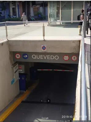 a culvedo sign on the side of a building at metro La Salut in Badalona