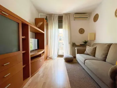a bathroom with a toilet and a shower and a tub at Hostourist@Bcn Apartamento Monumental in Barcelona