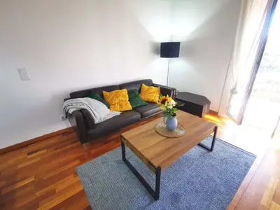 a living room with a couch and a coffee table at VL51 in Barcelona