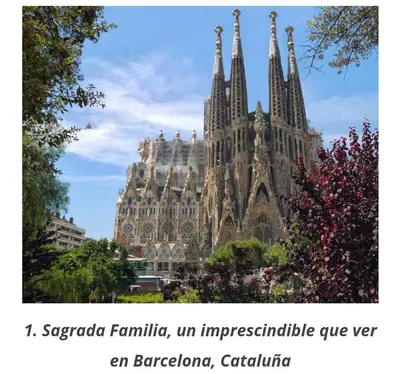 a large building with spires on top of it at Cozy and sunny penthouse Fira BCN in Hospitalet de Llobregat