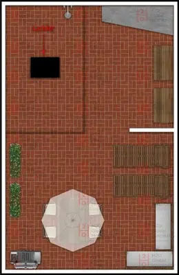 a red brick wall with a stop sign on it at Canela Homes BARCELONA BORN in Barcelona