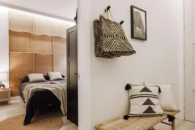 a kitchen with a sink and a counter at Zongo - 2 bedroom in Eixample Dreta in Barcelona