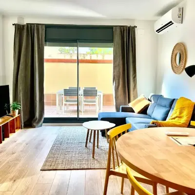 Apartamento entero con patio en Terrassa