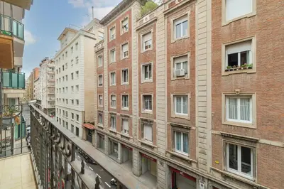 a view from a balcony of buildings in a city at GuestReady - Una estancia encantadora en Sarrià-Sant Gervasi in Barcelona
