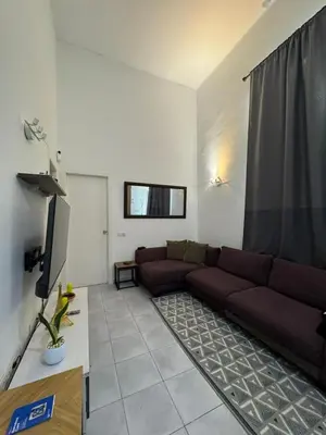 a living room with a couch and a tv at Tranquilo y céntrico in Barcelona