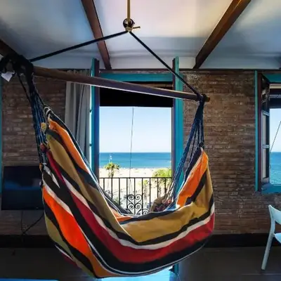 Beach apartment with sea views