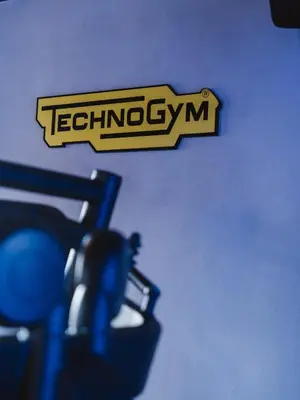 a sign that says technologym on a car at BLAU Student Housing - Students Only in Barcelona