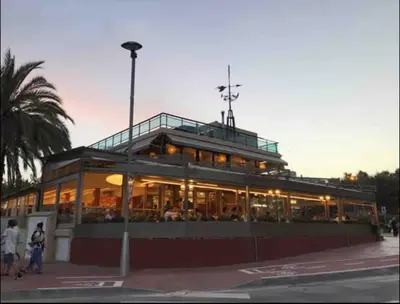a building with a lot of people in it at Precioso y espacioso piso in Arenys de Mar
