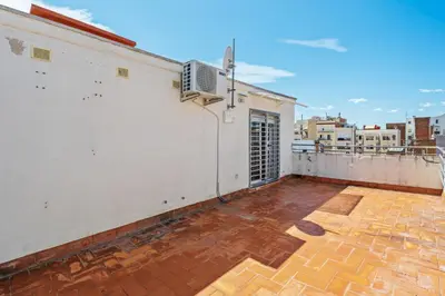 a view from the balcony of a building at 4182 - AB Poble Sec - Plaza España X in Barcelona