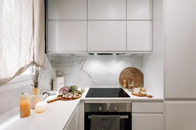 a dining room table with a candle and fruit on it at Sabre - 2 bedrooms and office in Gràcia in Barcelona