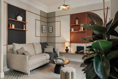 a dining room with a table and chairs at Maslak - 2 bedrooms in Eixample Antiga in Barcelona