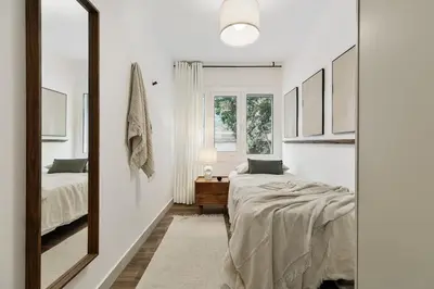 a living room with a couch and a table at Canneti - 3 bedrooms in Sagrada Família in Barcelona