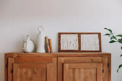 a kitchen with white walls and a counter top at Jaen - 2 bedrooms and office in Sant Gervasi in Barcelona