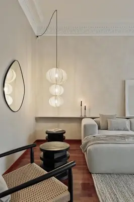 a bedroom with a large bed with two night stands at Priorat - 4 bedrooms and office in Sant Gervasi in Barcelona