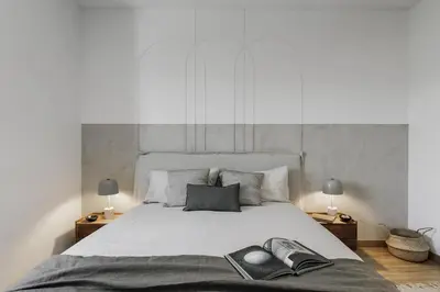 a bedroom with a bed and a desk and a window at Sabia - 2 bedrooms in Poblenou in Barcelona
