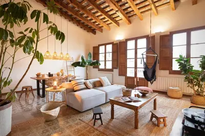 a bedroom with a bed and a window at Mahoro - 3 bedrooms in Ciutat Vella in Barcelona
