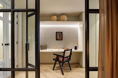 a kitchen with a sink and a counter at Baharya - 2 bedrooms in Eixample Dreta in Barcelona