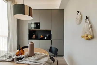 a bedroom with a bed with a tray on it at Kevran - 2 bedrooms and terrace in Sant Pere in Barcelona