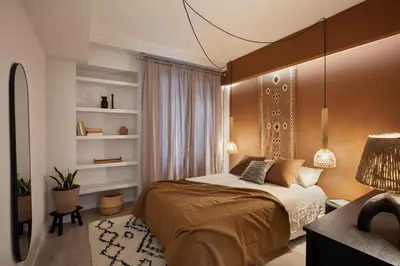 a bathroom with a white sink and a mirror at Talat - 3 bedrooms in Eixample Esquerra in Barcelona