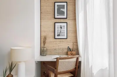 a white bathroom with a toilet and a sink at Stabia - 2 bedrooms in Sant Gervasi in Barcelona