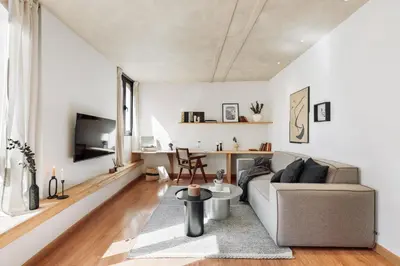 a dining room with a table and chairs at Miro - 1 bedroom in El Born in Barcelona
