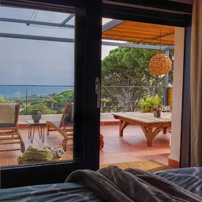 Pergola Suite - Boutique Retreat Loft Barcelona Coast Panoramic Sea View
