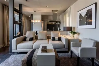 a living room with a couch and two chairs at Stay Unique Apartment Minerva in Barcelona