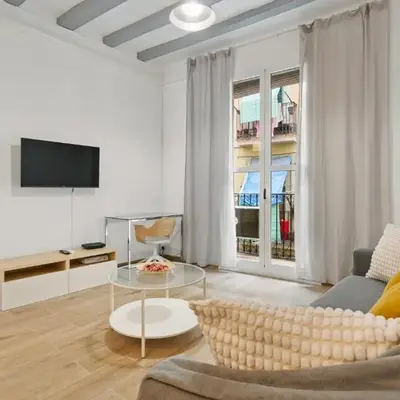 Pet-Friendly Monthly 1BR in Central BCN