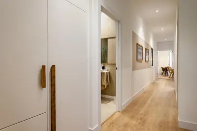 a bedroom with a bed and a ceiling fan at Bingin - 3 bedrooms and balcony in Eixample Dreta in Barcelona