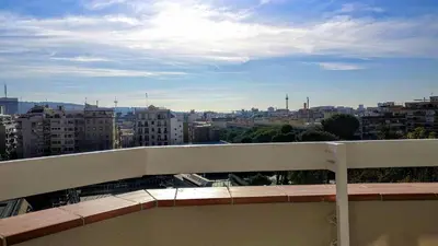 a view of a city from the top of a building at Gatsby - 3BR Luxury high floor Terrace by Lilla in Barcelona