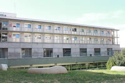 a large building with a lot of windows at Apartaments Turístics Residencia Vila Nova in Vilanova i la Geltrú