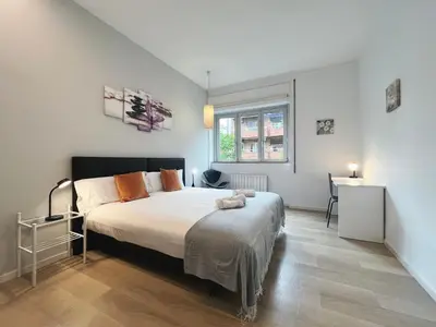 a bedroom with a bed and a window at Stay U-nique Apartments Sants in Barcelona