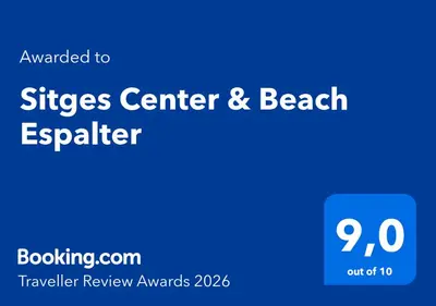 center and beach exerciter with a blue box with at Sitges Center & Beach Espalter in Sitges