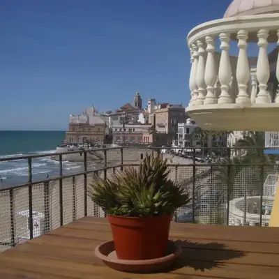 Sitges Beach Panorama