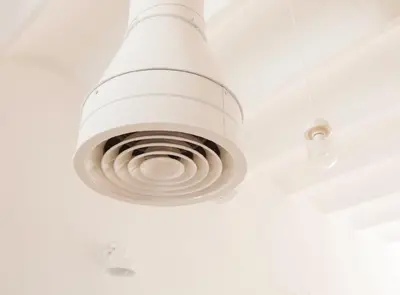 a ceiling light with a white ceiling at Pere IV · New & modern apartment close to beach in Barcelona