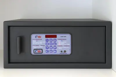 a television with a digital clock on top of it at Fisa Rentals Ramblas Apartments in Barcelona