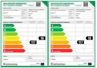 a screenshot of a cell phone screen with a line graph at Apartamentos Laforja in Barcelona