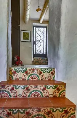 a room with a bench and a window at Manor House at Masia Nur Sitges, Adults only in Canyelles