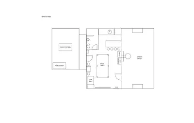 a floor plan of a house with at Villa Vicente in Canyelles