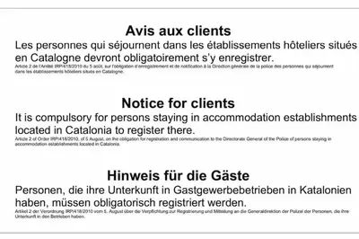 a page of a document with the words ms aux edit clients at Calm Modern Apartment in Barcelona