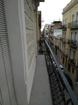 a view from a balcony of a building at Apartamentos Turísticos Tenor by Bossh! Hotels in Barcelona