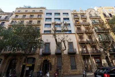 an apartment building in the city of paris at Alcam Aribau in Barcelona