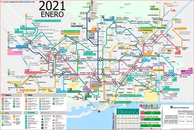 a map of the subway map of singapore at Barcelona COZY Apartment in Hospitalet de Llobregat