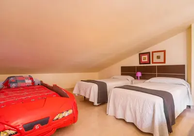 a bathroom with a sink and a toilet and a shower at Villa Sitges Ilusión 15 minutes by car from Sitges Sleeps 16 people XXL swimming pool in Olivella