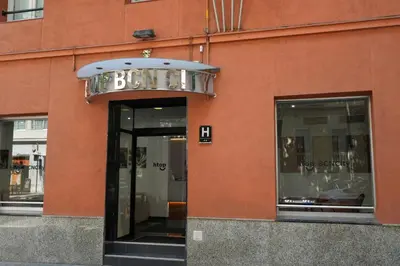 a building with a sign on the side of it at htop BCN City #htopEnjoy in Barcelona