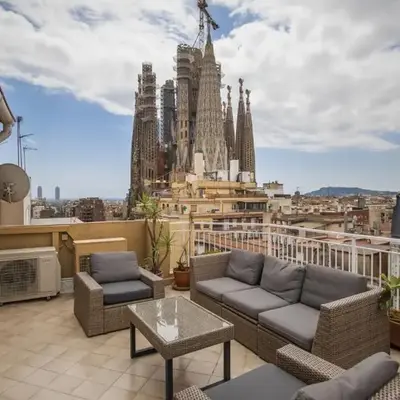 A1mar1023 Breathtaking rooftop in Sagrada Familia