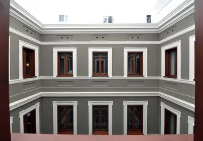 a rendering of the inside of a building at Hotel Granvia in Barcelona